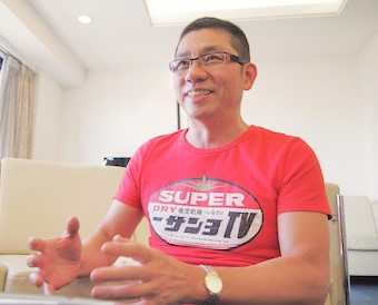 Morinosuke Kawaguchi at the interview for PLANETS in Tokyo, 2014. September 